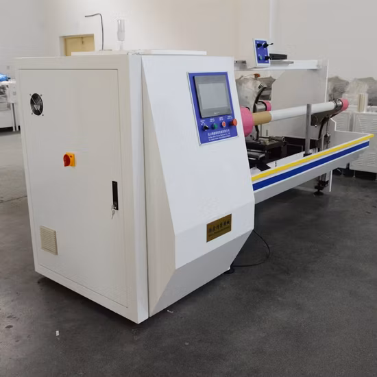 Máquina cortadora de rollos de tela y película de cinta de papel industrial