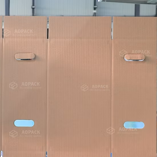 Precio automático de la máquina de fabricación de cajas de cartón de tirada corta, impresión, ranurado longitudinal Aopack