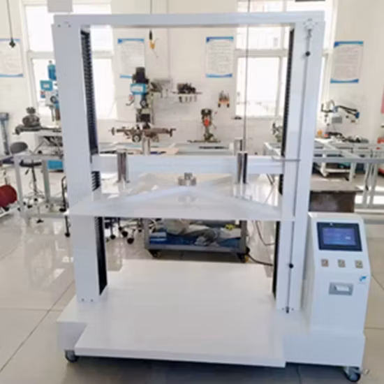 Máquina de prueba de caja de compresión de cartón corrugado controlada por computadora de resistencia a la compresión