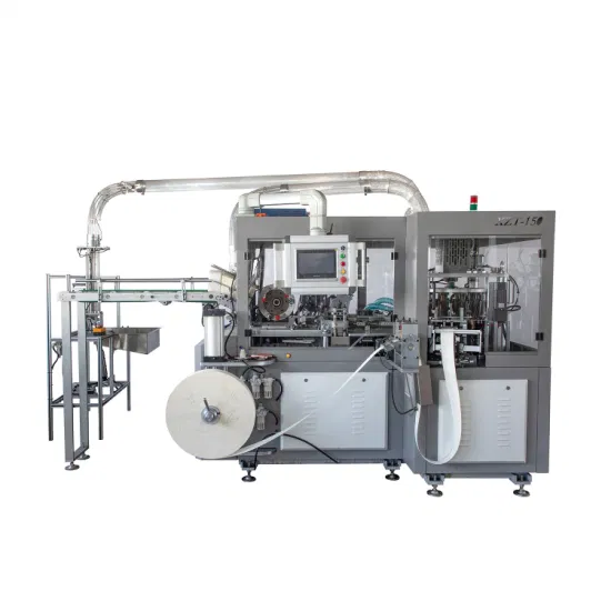 Máquina para fabricar cajas de vasos de papel ultrasónicos desechables, máquina automática para fabricar vasos de papel de cartón y café desechables