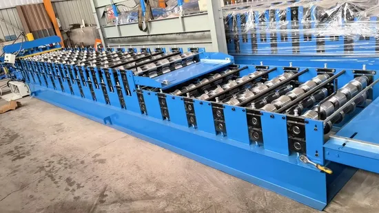 Maquinaria perfiladora de techos metálicos de dos pisos